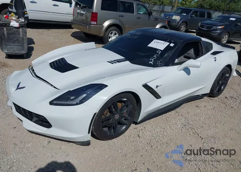 2014 Chevrolet Corvette Stingray z USA, uszkodzony, nr VIN 1G1YF2D76E5133952